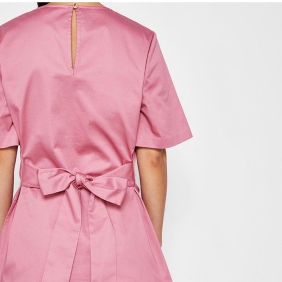 Ted Baker Sz 4 US 10 Women's Wrap Tie Front Cotton Kimono Top Large - Picture 3 of 14